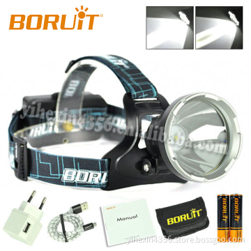 2017 Hot Sale Boruit B10 Newest USB Rechargeable LED Headlamp